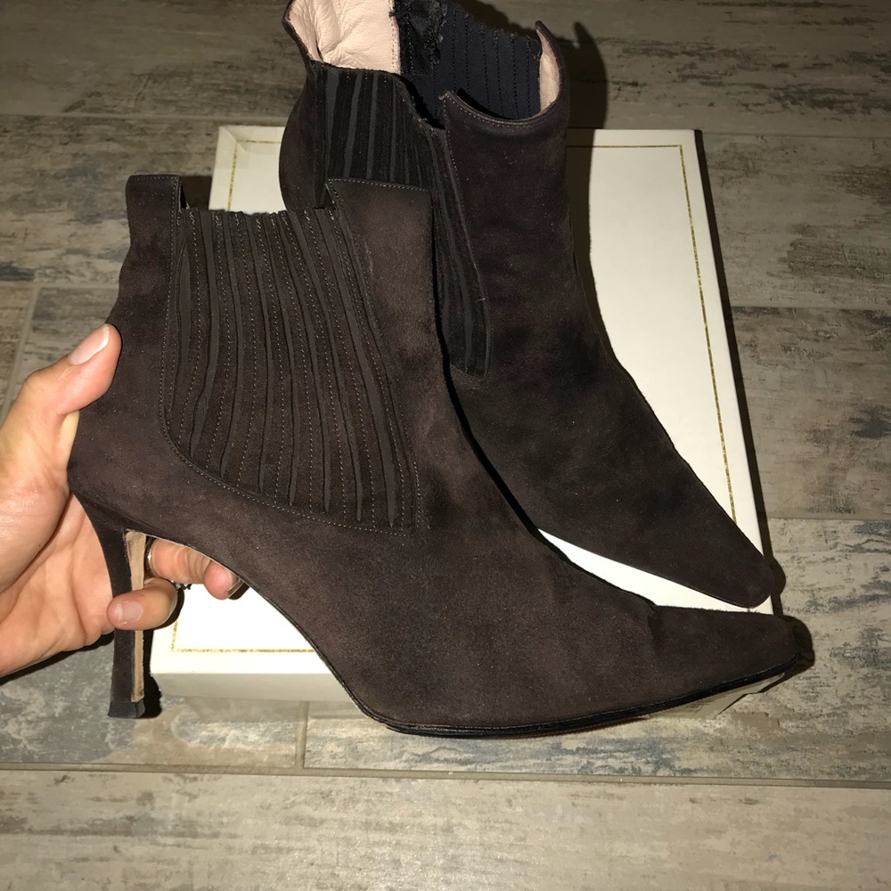 Ultra Sexy Gianni Milanesi Suede Booties